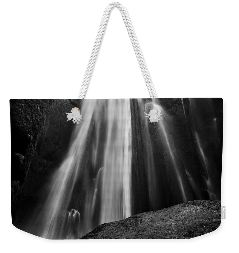 Water Weekender Tote Bag featuring the photograph Gljufrabui iceland by Gunnar Orn Arnason
