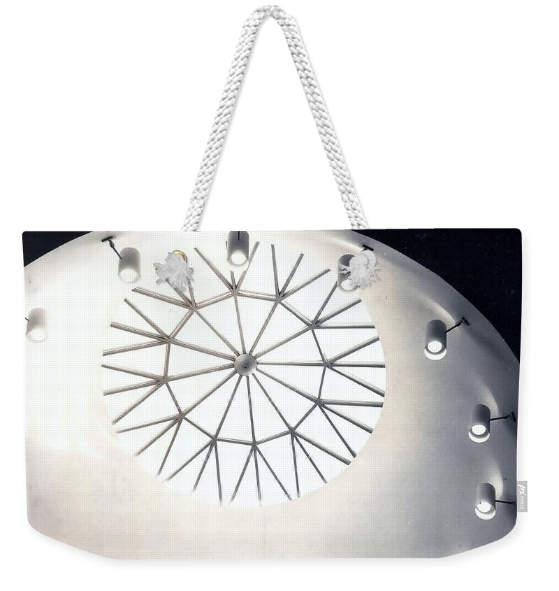 Ceiling Weekender Tote Bag featuring the photograph Global by Denise F Fulmer