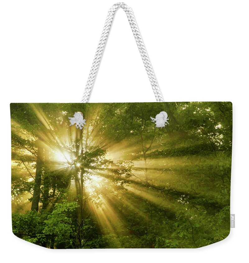 Sunrise Weekender Tote Bag featuring the photograph Glorious Morning Sunrise by Christina Rollo