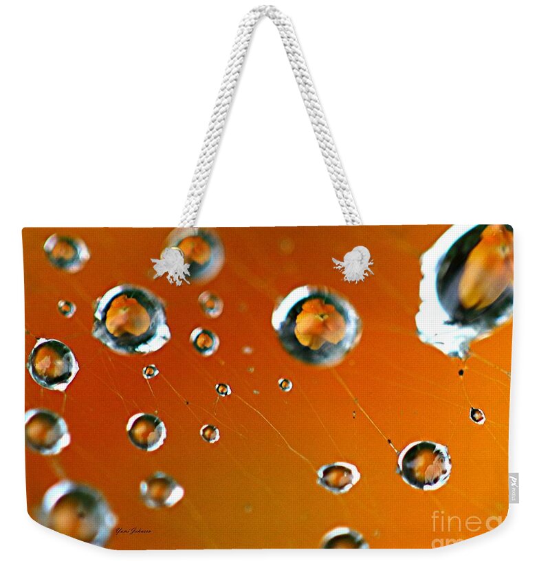 Flowers Weekender Tote Bag featuring the photograph God creation by Yumi Johnson