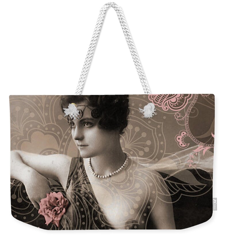 Nostalgic Seduction Weekender Tote Bag featuring the photograph Nostalgic Seduction Goddess #54 by Chris Andruskiewicz