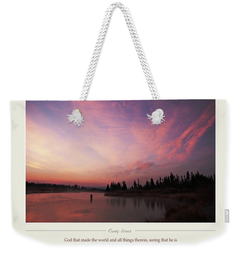 God's Temple Weekender Tote Bag featuring the photograph God's Temple by Randall Evans