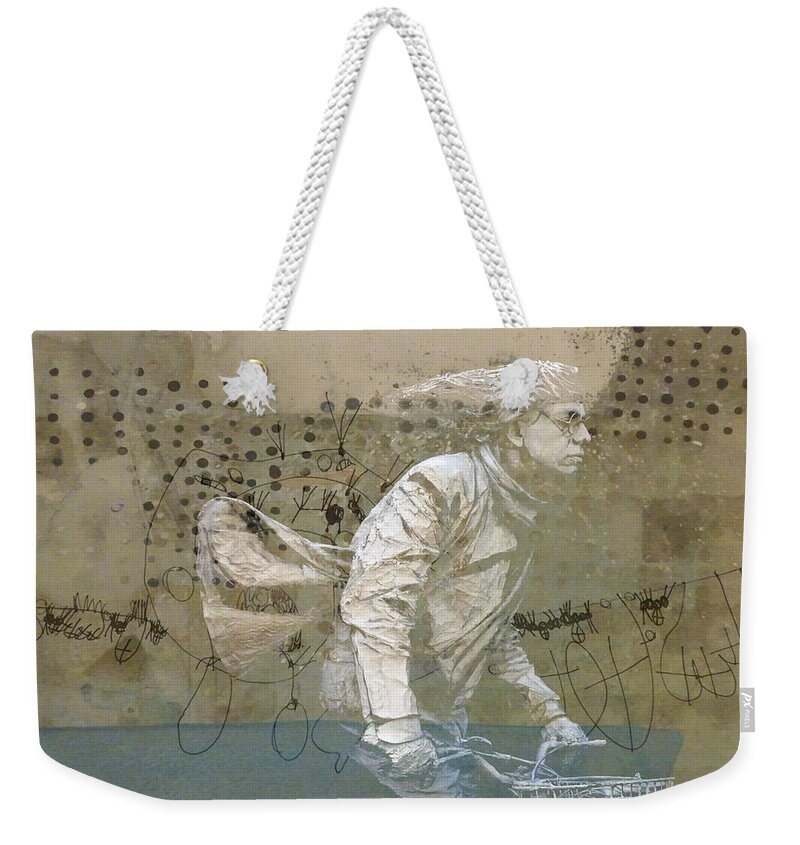 Bicycle Weekender Tote Bag featuring the photograph Going For Gold by Paul Lovering