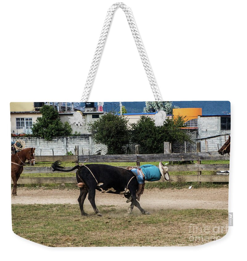 Chiapas Weekender Tote Bag featuring the photograph Going, Going by Kathy McClure