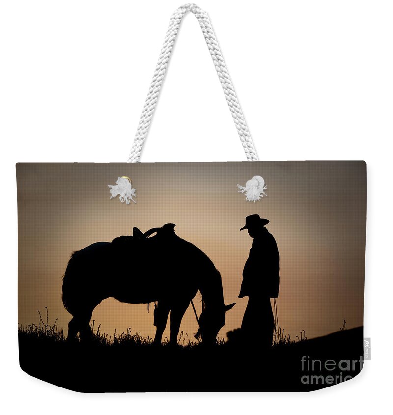 Out West Weekender Tote Bag featuring the photograph Going Home by Sandra Bronstein
