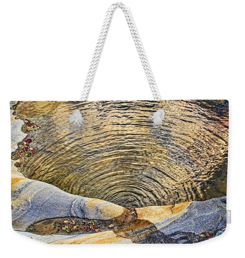Golden Arcs Weekender Tote Bag featuring the photograph Golden Arcs by Gary Holmes