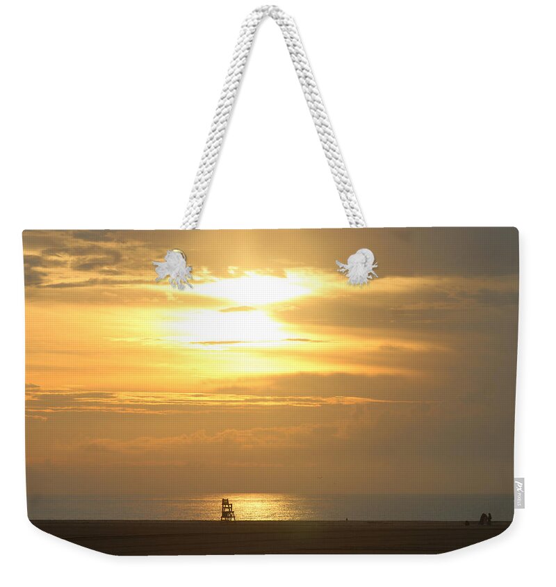 Gold Weekender Tote Bag featuring the photograph Golden Glow by Robert Banach