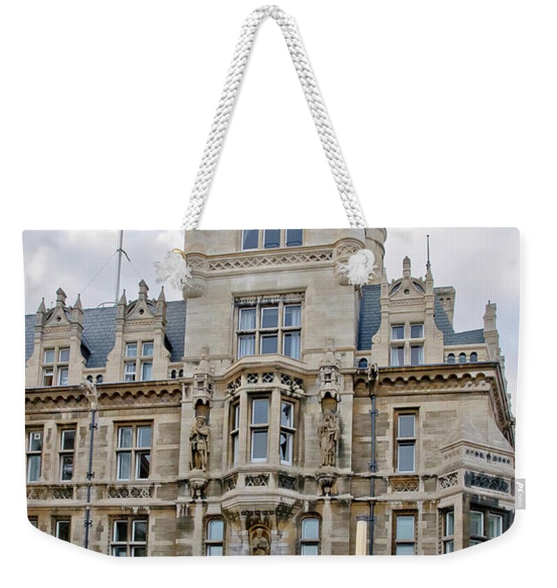 Gonville And Caius College Weekender Tote Bag featuring the photograph Gonville and Caius College. Cambridge. by Elena Perelman