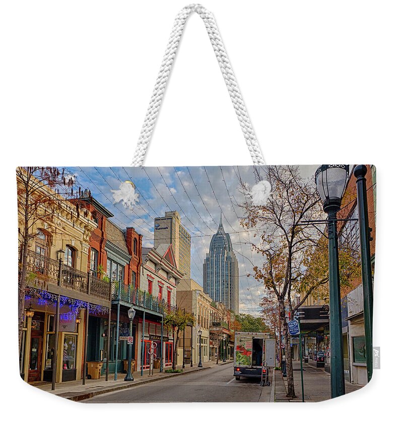 Morning Weekender Tote Bag featuring the photograph Good Morning Mobile by Brad Boland