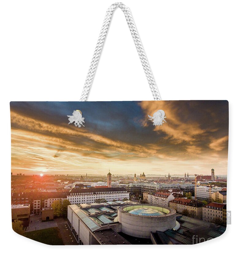 Bavaria Weekender Tote Bag featuring the photograph Good morning Munich by Hannes Cmarits