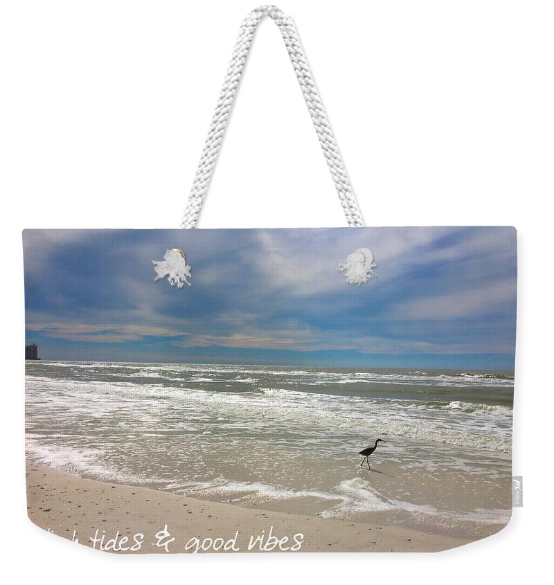 Good Vibes Weekender Tote Bag featuring the painting Good Vibes by Tom Roderick