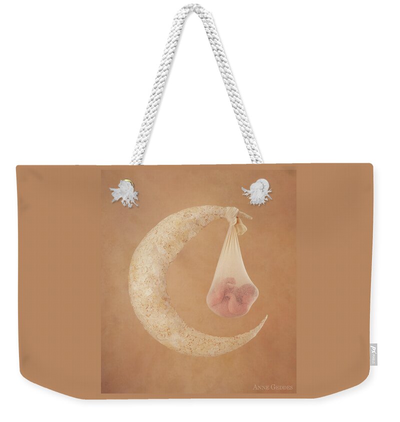 Moon Weekender Tote Bag featuring the photograph Goodnight Moon by Anne Geddes