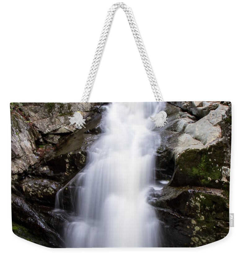 Rangeley Weekender Tote Bag featuring the photograph Gorge Waterfall by Scene by Dewey