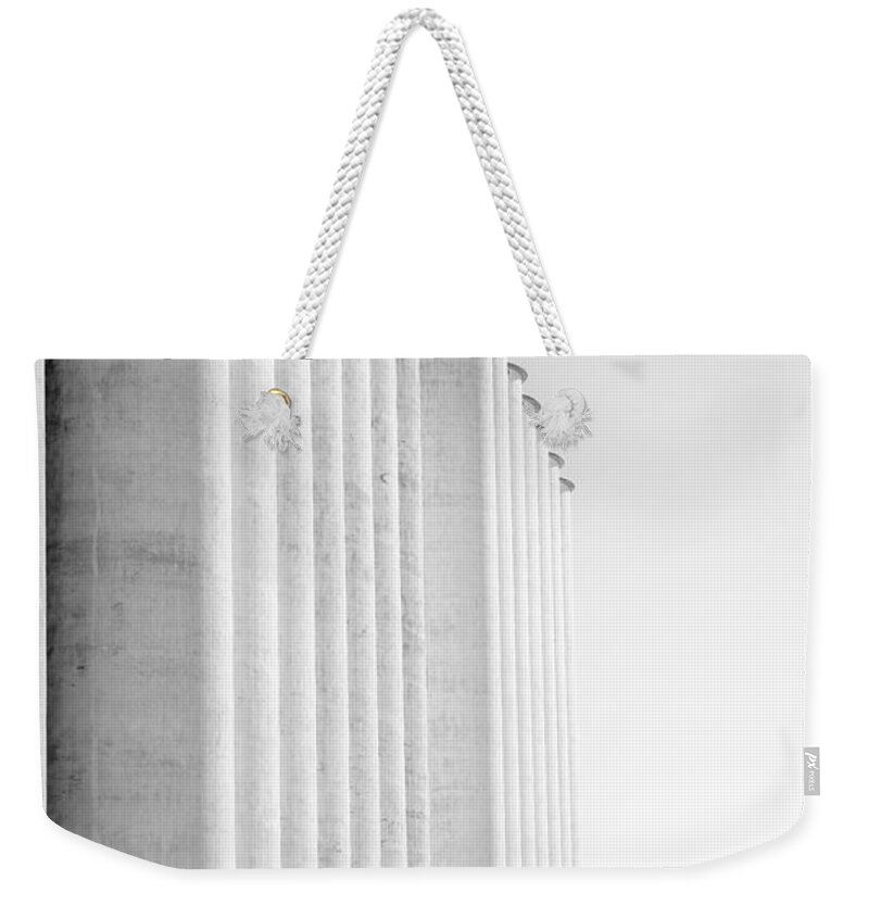 Grain Elevators Weekender Tote Bag featuring the photograph Grain elevators by Merle Grenz