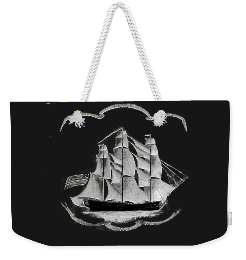 Ship Weekender Tote Bag featuring the digital art Grand Canton by Asok Mukhopadhyay