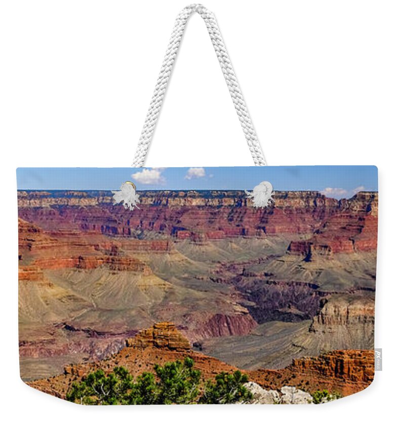 Arizona Weekender Tote Bag featuring the photograph Grand Canyon by John Roach