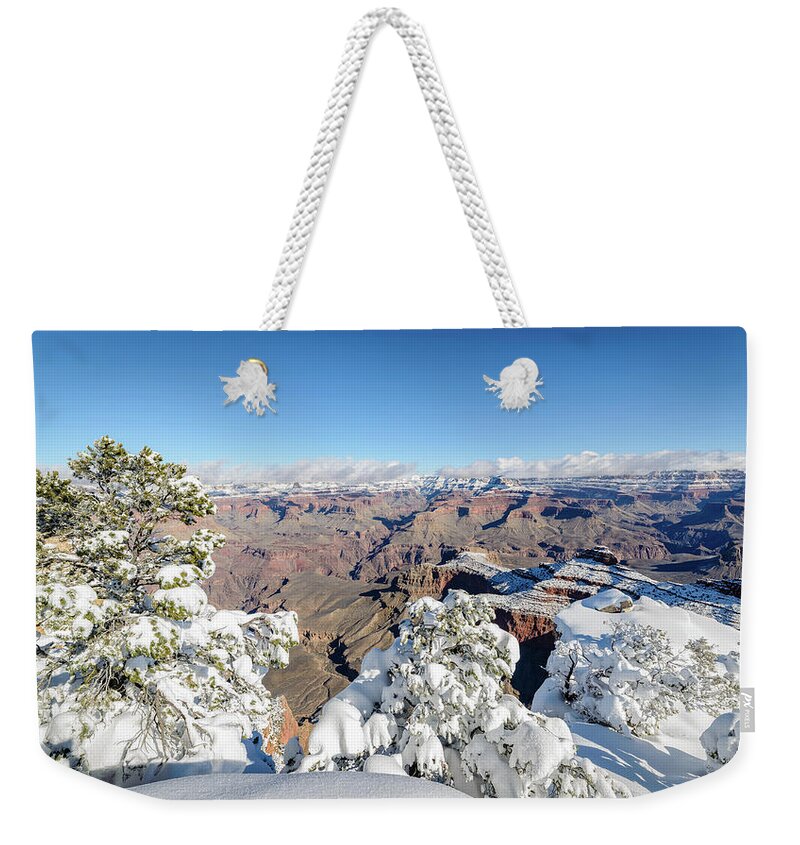 Grand Canyon Weekender Tote Bag featuring the photograph Grand Canyon #6 by Mike Ronnebeck