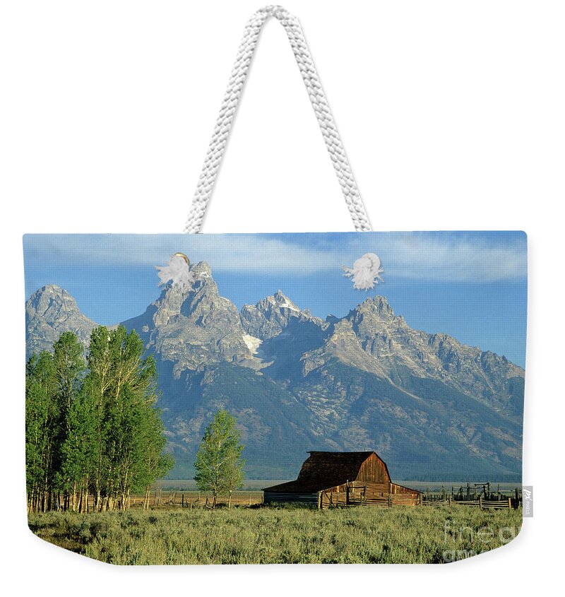 Barn Weekender Tote Bag featuring the photograph Grand Teton National Park, Wyoming by Kevin Shields