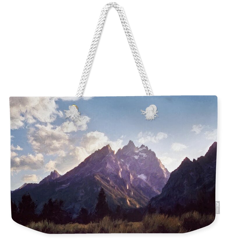 Grand Teton National Park Weekender Tote Bag featuring the photograph Grand Teton by Scott Norris