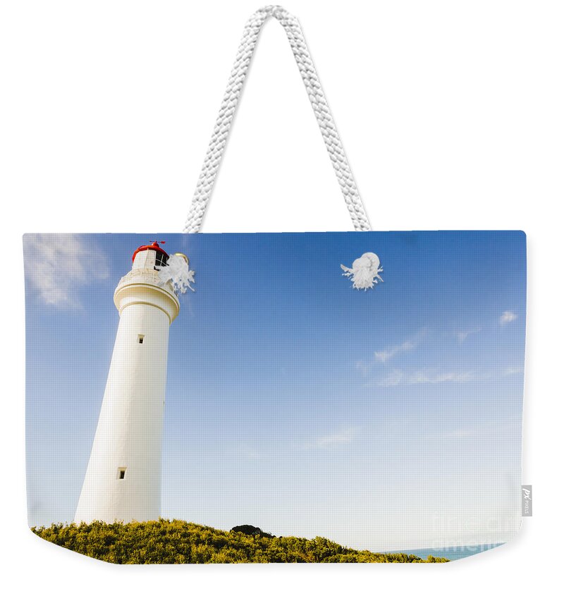 Great Weekender Tote Bag featuring the photograph Great Ocean Road Lighthouse by Jorgo Photography