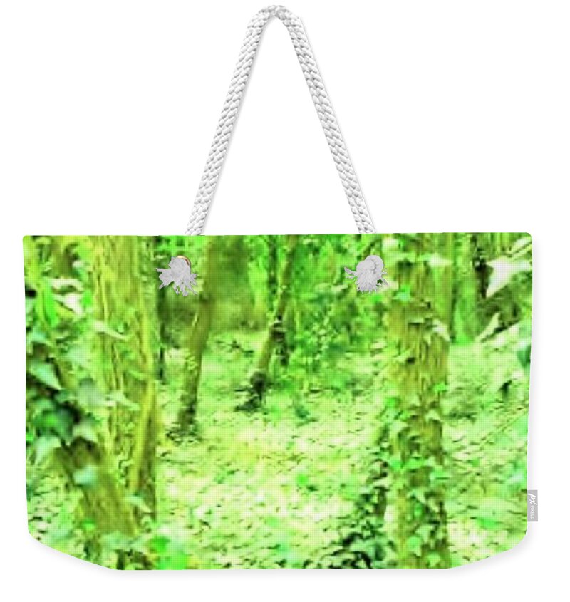  Weekender Tote Bag featuring the photograph Green by Margherita Rancura