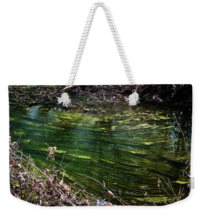 River Weekender Tote Bag featuring the photograph Green River by George Taylor