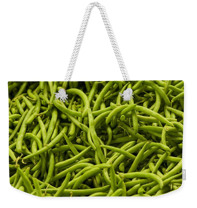 Abundance Weekender Tote Bag featuring the photograph Greenbeans by Brian Green