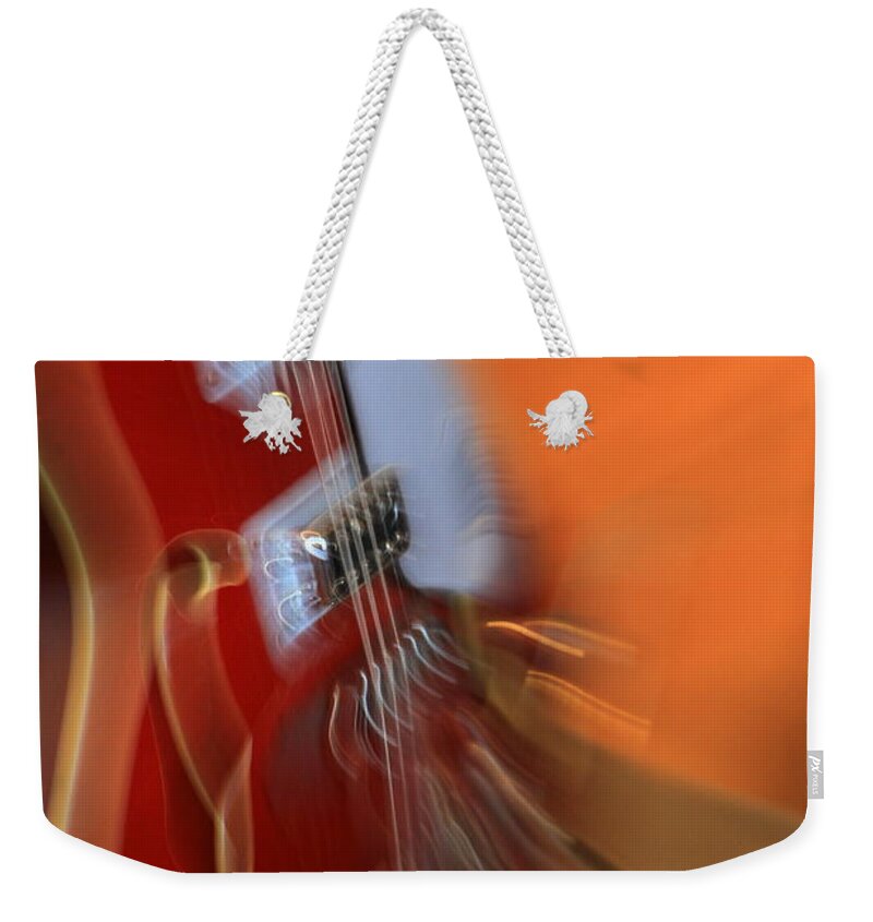 Guitar Weekender Tote Bag featuring the photograph Gretsch Guitar by Rick Rauzi