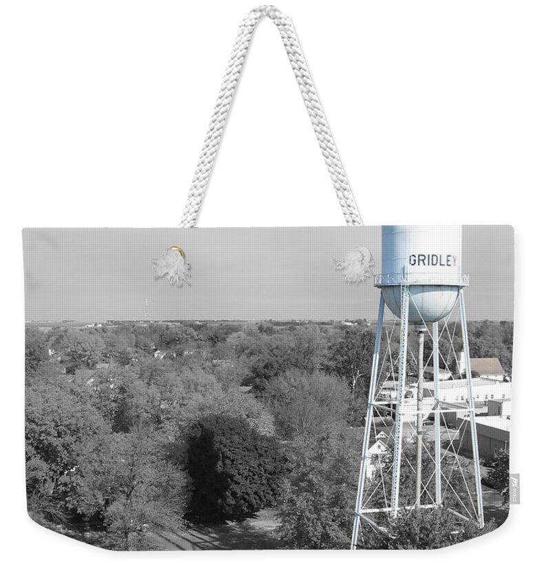 Landscape Weekender Tote Bag featuring the photograph Gridley by Dylan Punke