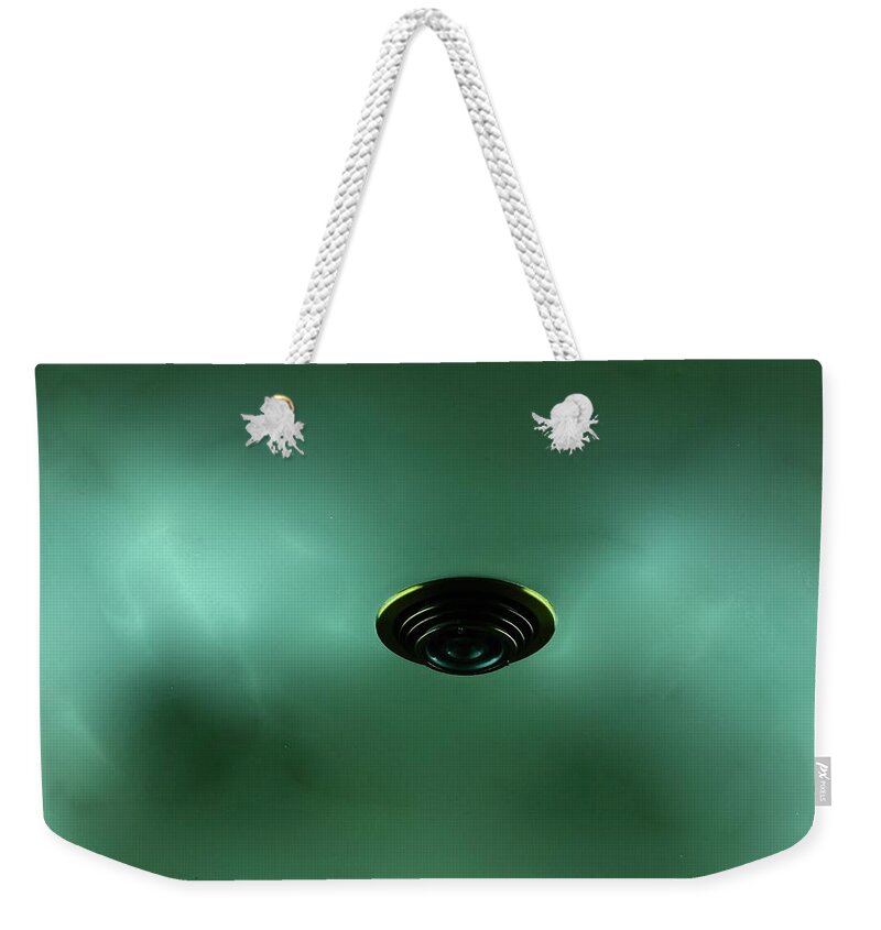  Weekender Tote Bag featuring the photograph Guess What by Brian Sereda