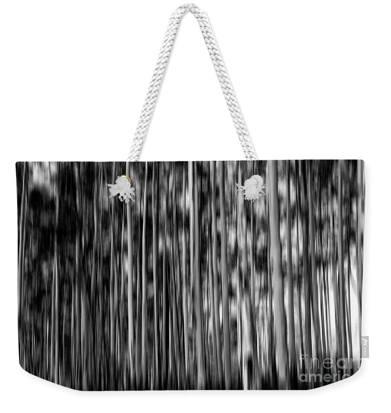 Gum Trees Weekender Tote Bag featuring the photograph Gum trees in mono by Sheila Smart Fine Art Photography