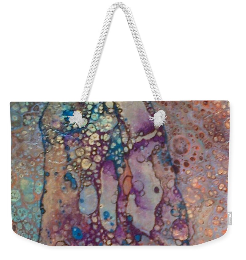 Klimt Weekender Tote Bag featuring the painting Gustavs' Robe by Pat Purdy