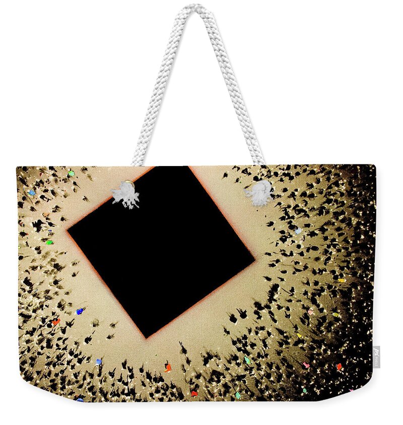 Hajj Weekender Tote Bag featuring the painting Hajj by Neil McBride