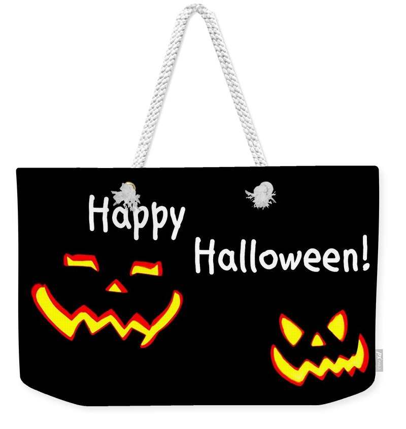 Photo For Sale Weekender Tote Bag featuring the photograph Happy Halloween by Robert Wilder Jr