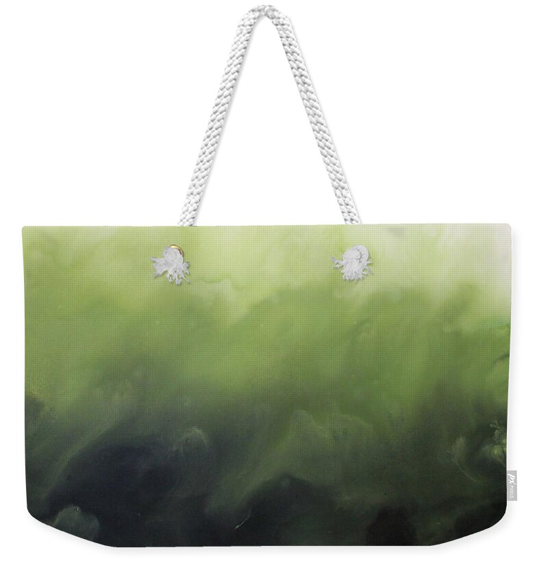 Abstract Weekender Tote Bag featuring the painting Hanna by Melissa Toppenberg