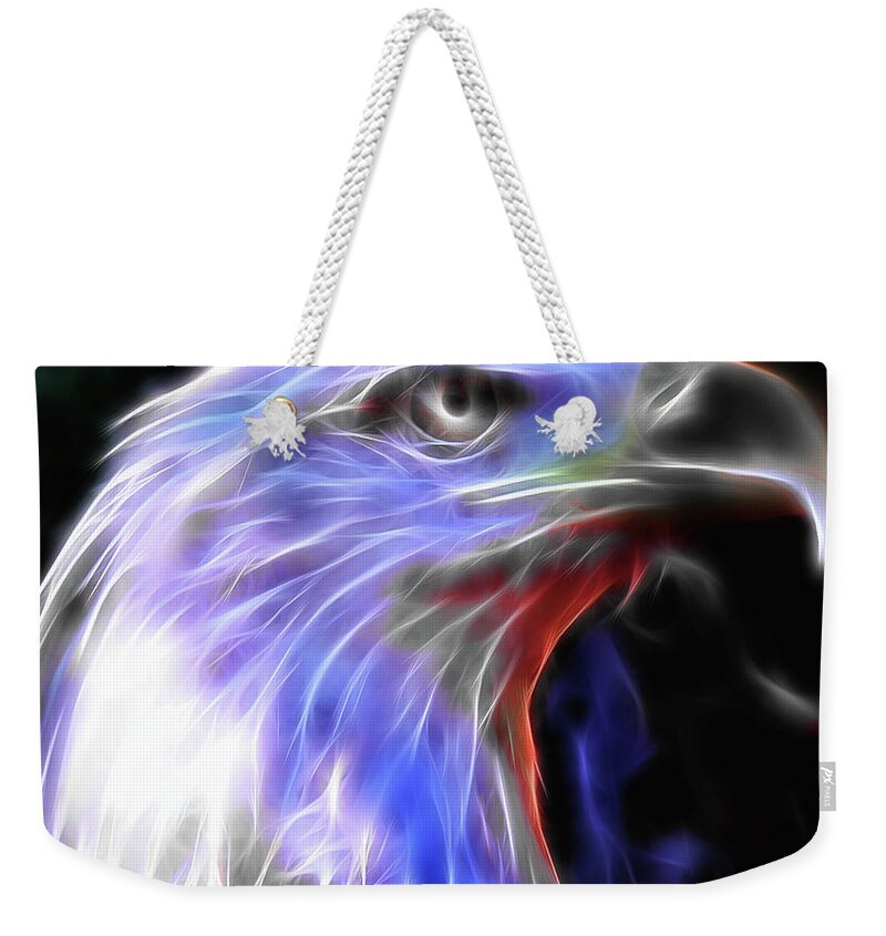 Eagles Weekender Tote Bag featuring the photograph Happy 4th of July by Elaine Malott
