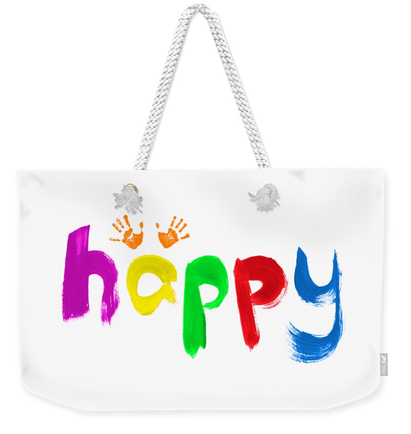 Happy Weekender Tote Bag featuring the photograph Happy #2 by Tim Gainey