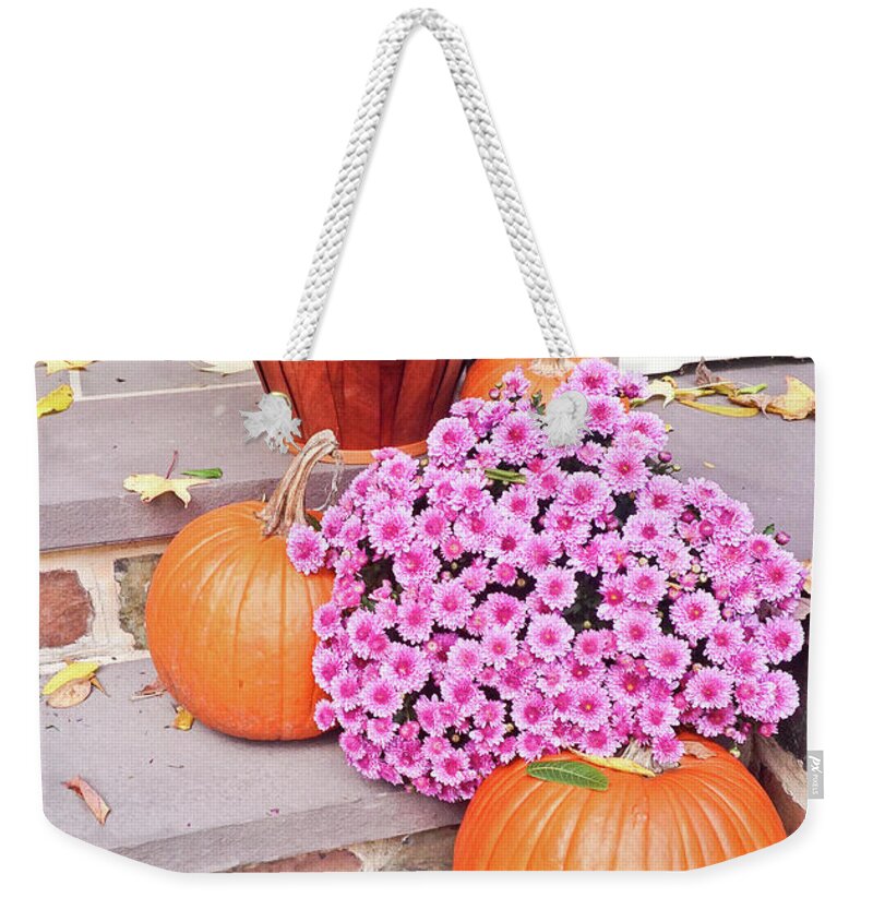 Happy Thanksgiving Greeting Cards Weekender Tote Bag featuring the photograph Happy Thanksgiving by Ann Murphy