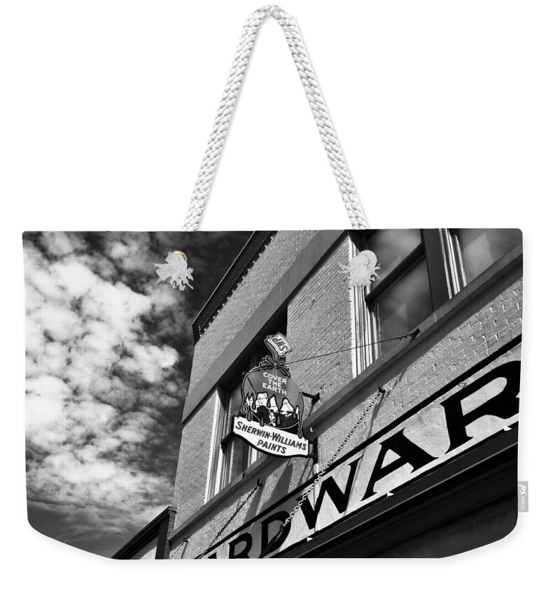 Fine Art Photography Weekender Tote Bag featuring the photograph Hardware by David Lee Thompson