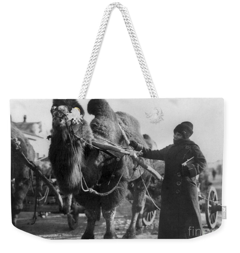 20th Century Weekender Tote Bag featuring the painting Harriet Chalmers Adams by Granger