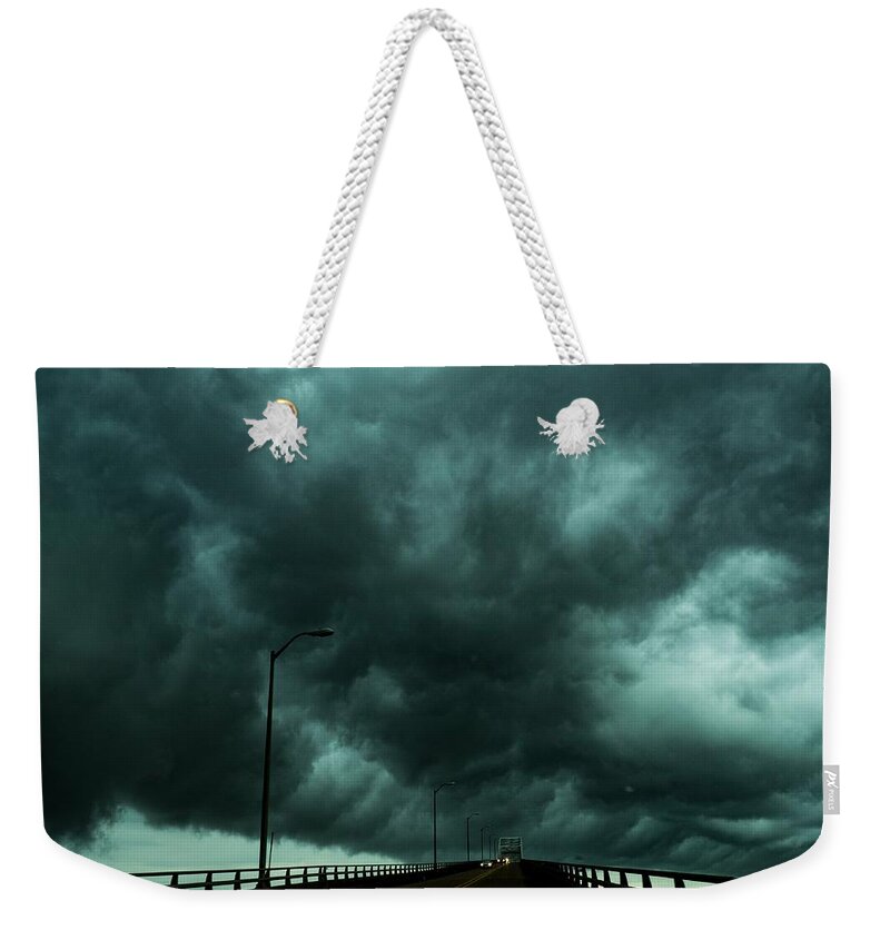 Clouds Weekender Tote Bag featuring the photograph Harvey by Jerry Connally