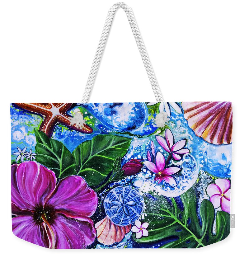 Hawaii Weekender Tote Bag featuring the painting Hawaii Dream by Vivian Casey Fine Art