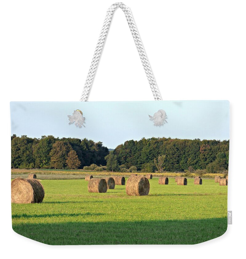 Hay Weekender Tote Bag featuring the photograph Hay Hay Hay by Scott Ward