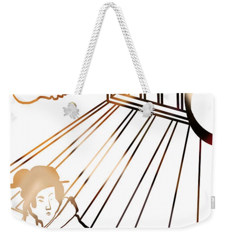  Weekender Tote Bag featuring the painting Healing . Energy by John Gholson