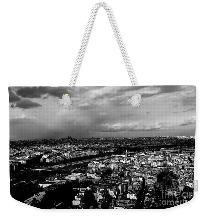 Paris Weekender Tote Bag featuring the photograph Paris Skyline by M G Whittingham
