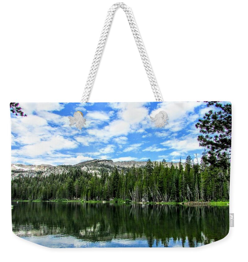 Sky Weekender Tote Bag featuring the photograph Heavenly by Marilyn Diaz