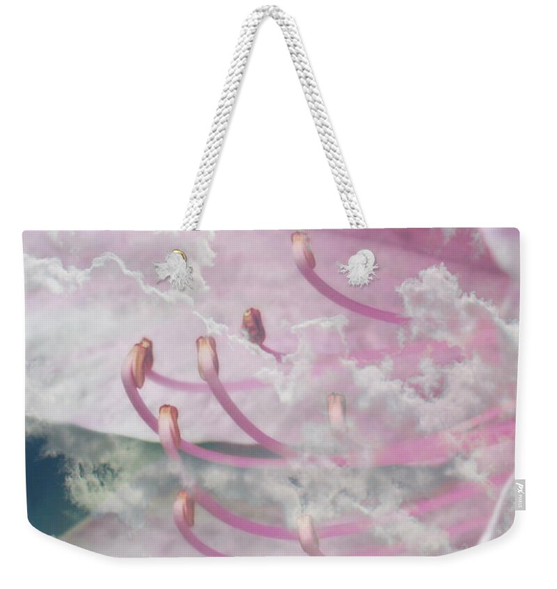 Azalea Weekender Tote Bag featuring the photograph Heavenly Pink Azalea by Carol Groenen