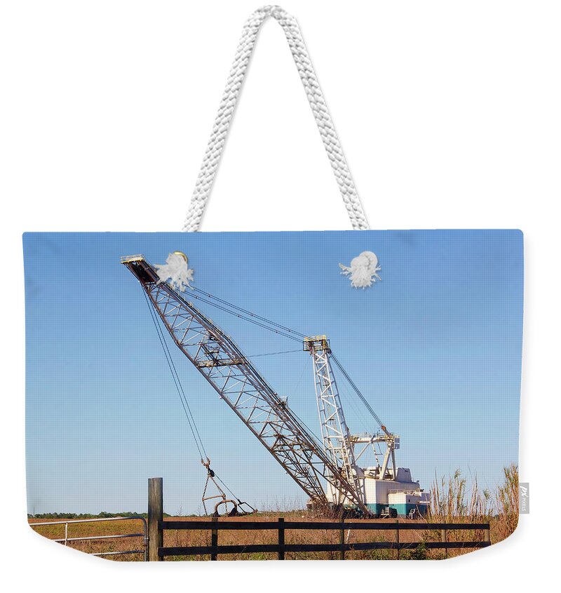 Dragline Weekender Tote Bag featuring the photograph Heavy Lifting 2 - Phosphate Mining by HH Photography of Florida