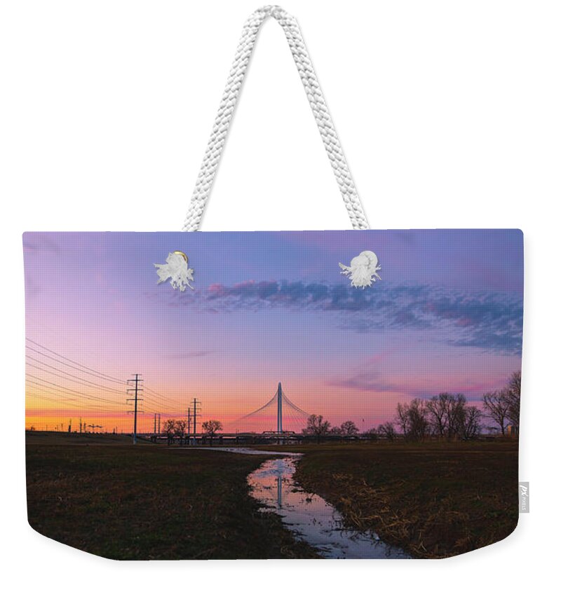 Dallas Weekender Tote Bag featuring the photograph Heliotrope by Peter Hull
