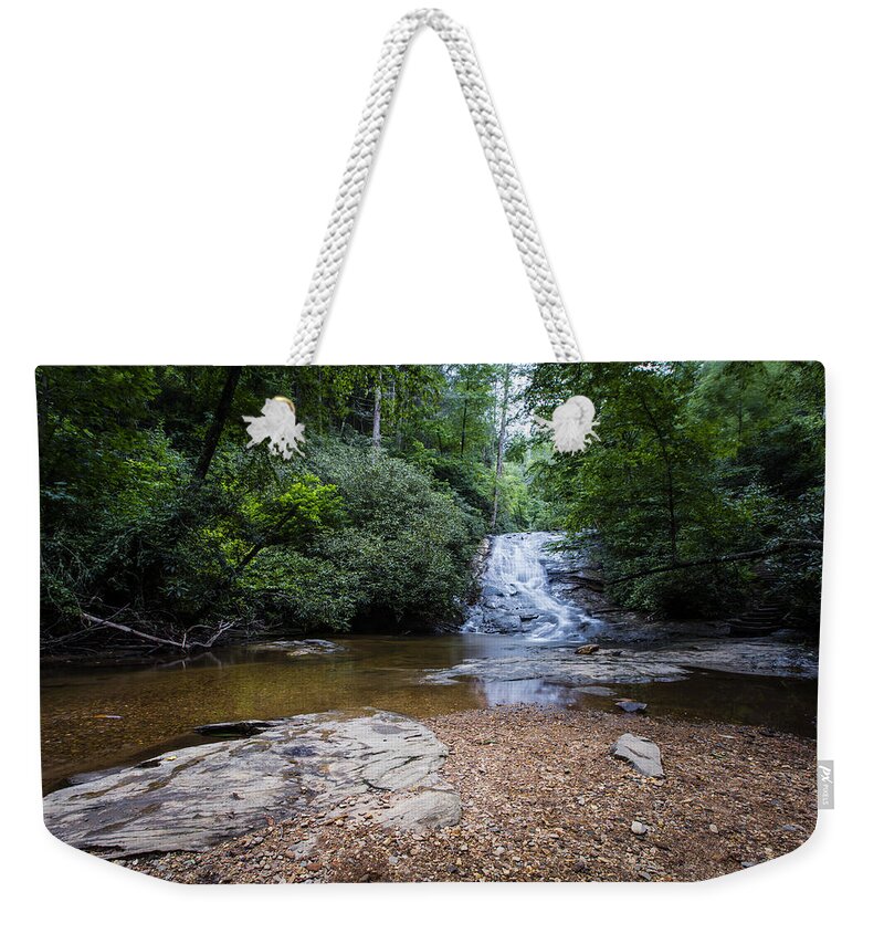 Helton Weekender Tote Bag featuring the photograph Helton Creek Falls by Sean Allen